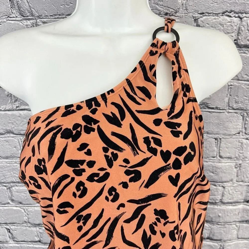 Cupshe Love Struck Asymmetrical One Piece Swimsuit Size XL - Picture 5 of 8